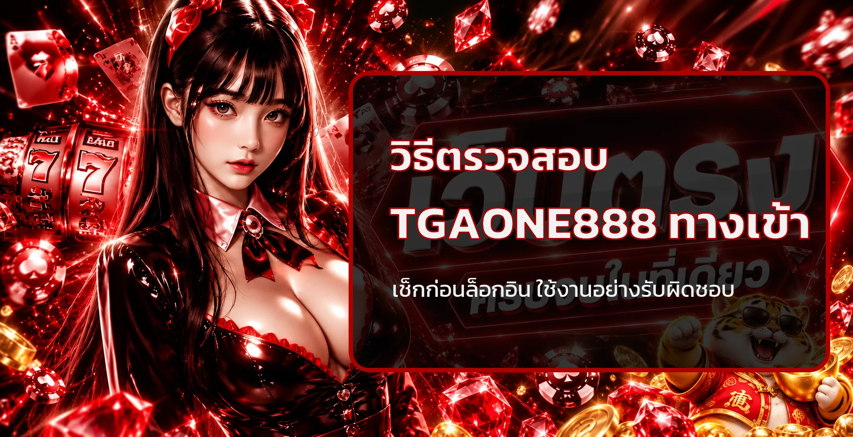 TGAONE888 ทางเข้า | วิธีเช็กลิงก์ก่อนล็อกอิน